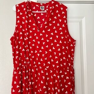 Pretty Red Dress 2X EUC